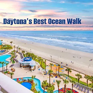 Apartment 2 Bedroom Direct Oceanfront Wyndham Ocean Walk - Daytona Funland 1601